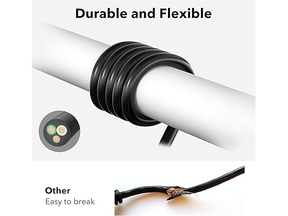 BN-LINK 3ft Indoor Outdoor Ext Cord 16/3 SJTW 2 Pk