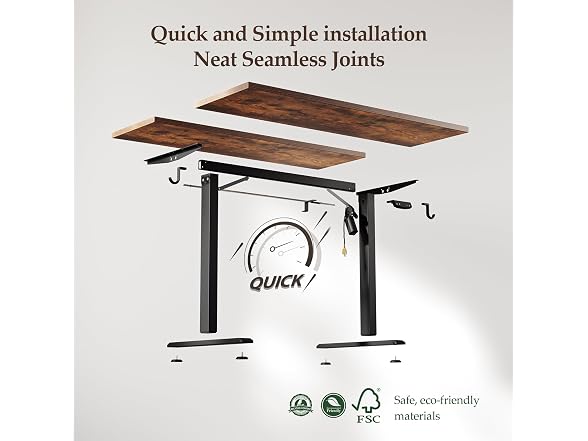 55 Inch Large Electric Standing Desk