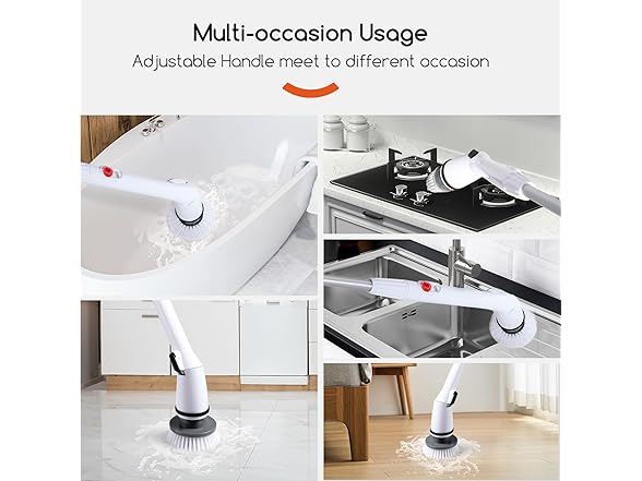 REECOO Cordless Electric Spin Scrubber