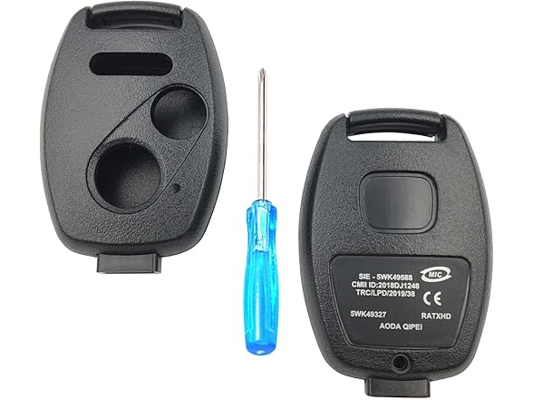 HERKIOCIO Replacement Key Fob Shell Case