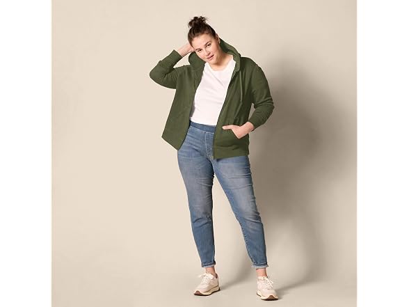 Amazon Essentials Women Fleece Full-zip Hoodie