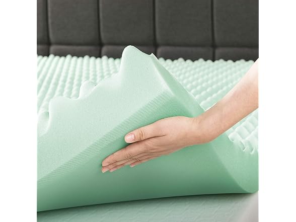 Best Price Mattress 4" Egg Crate Mattress Topper, Twin