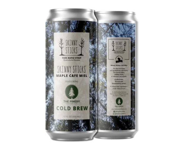 (12 Pack) Skinny Sticks Maple Cafe Miel - Gallery 2