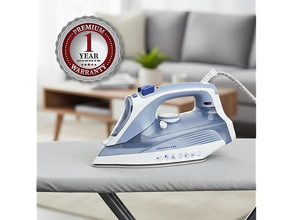 OVENTE OVENTE Steam Iron for Clothes, 1200W Lightweight Ste