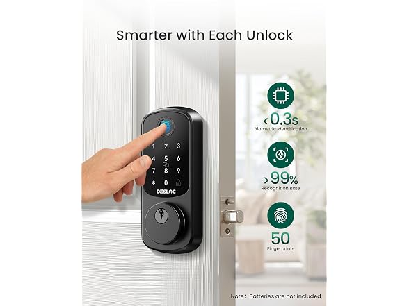 DESLOC WiFi Fingerprint Smart Door Lock