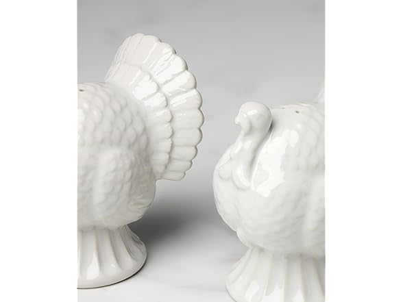 Lenox French Perle Carved Turkey Salt & Pepper Set 663620