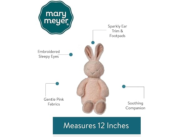 Mary Meyer Stuffed Animal Huggable Plush Soft Toy, 12-Inches