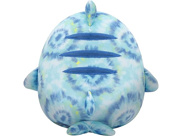 Squishmallows Original 8-Inch Luther Blue Tie-Dye Tiger Shark
