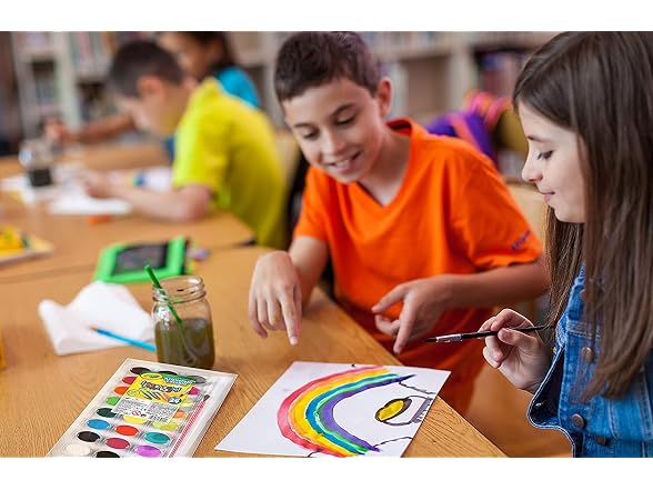 CRAYOLA PAN OF WASHABLE COLORS 24CT - Gallery 7