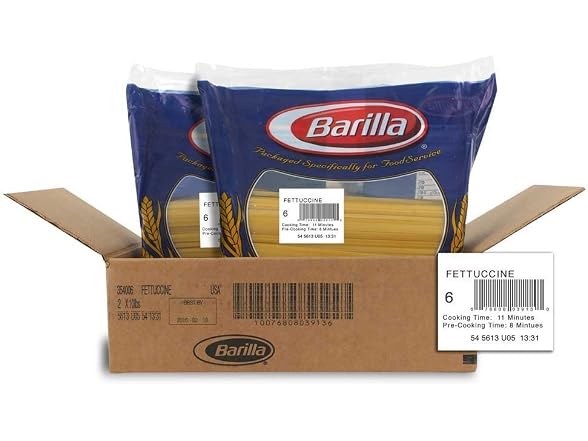 Fettucini Pasta, 10 Pound -- 2 Case