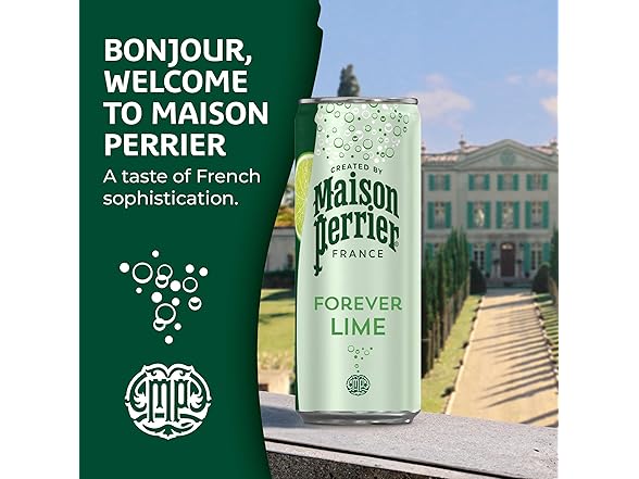 Perrier Lime Sparkling Water, 8pk