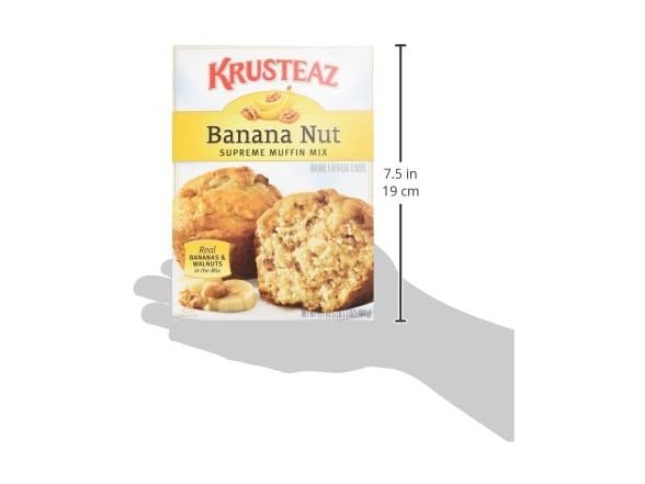 Krusteaz, Banana Nut Muffin Mix, 15.4 oz Box