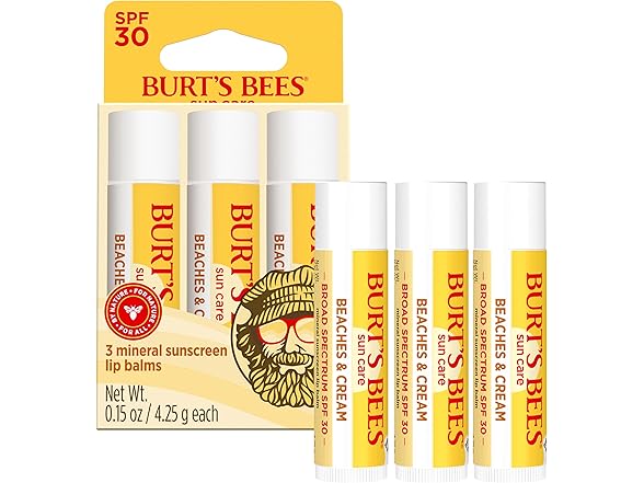 Burts Bees Beaches And Cream Lip Balm