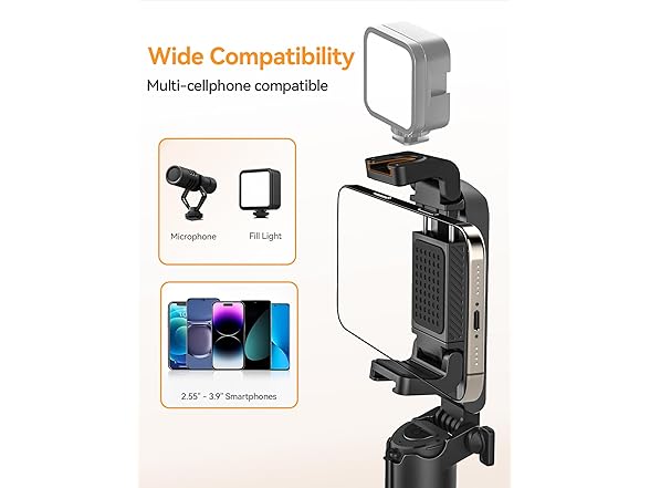 Portable Selfie Stick Tripod with Remote