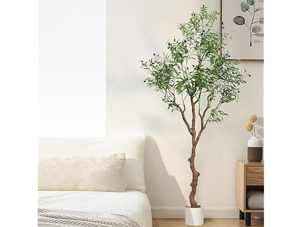 Kmise 7ft Faux Olive Tree