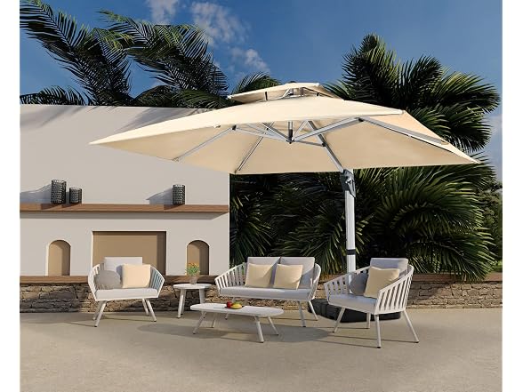 ABCCANOPY 10FT Cantilever Patio Umbrella