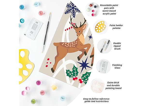 Ravensburger CreArt Christmas Paint by Numbers Kit