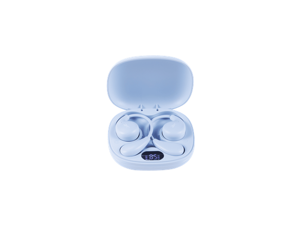 Reebok OWS Earbuds with Display Charging Case