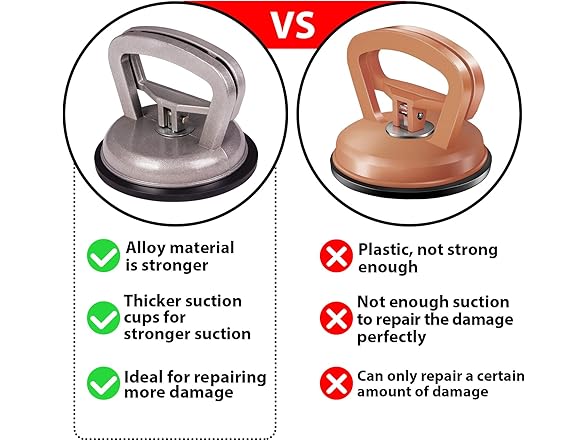 Hurrikom Dent Puller Suction Cup Kit