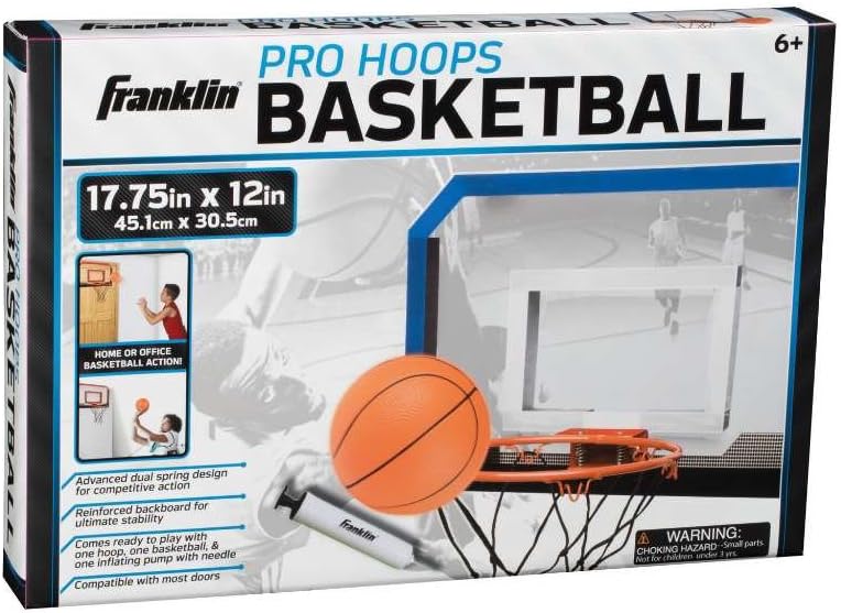 Franklin Sports Over the Door Mini-Basketball Hoop - Gallery 6