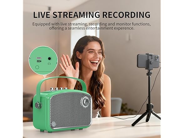 SUPNIU Retro Bluetooth Speaker | 120W