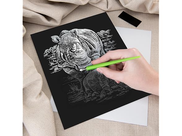 Royal & Langnickel Silver Engraving Rhino