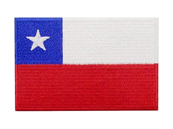 EmbTao Chile Flag Patch Embroidered