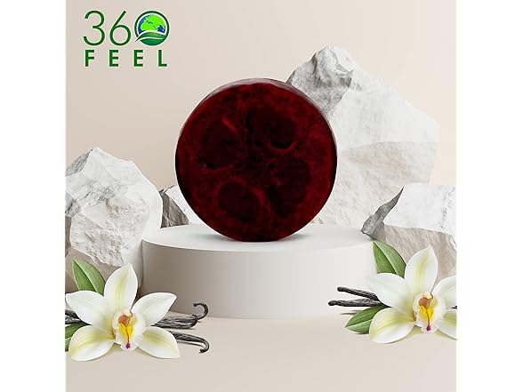 360Feel 360Feel Warm Vanilla Sugar Loofah Bar So