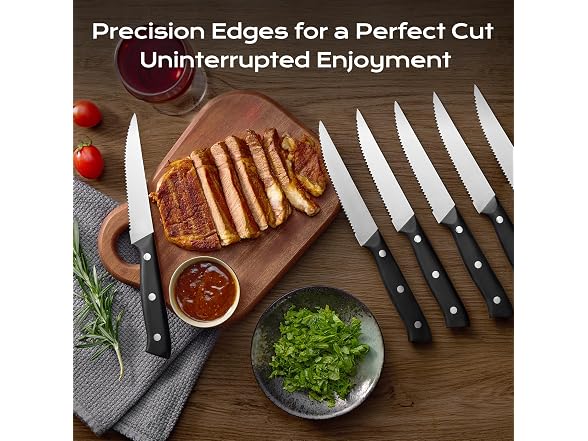 14-Piece Kitchen Knife Set w/ Oak Block