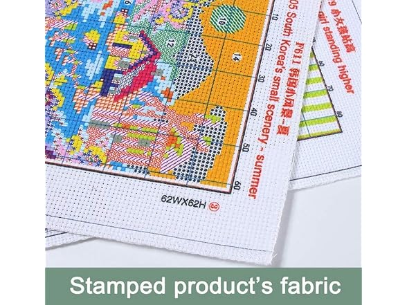 TAIDETON Stamped Cross Stitch Kit DIY Embroidery Kit