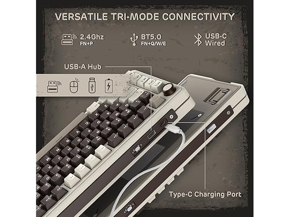 RK L75 Wireless Hot-Swappable Mechanical Keyboard