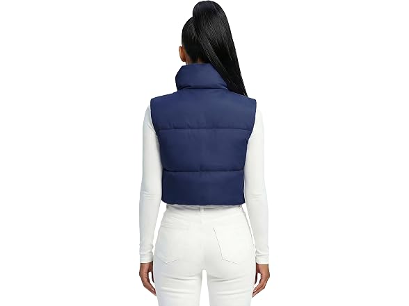 Fuinloth Women (XS) Car Coat Navy Blue