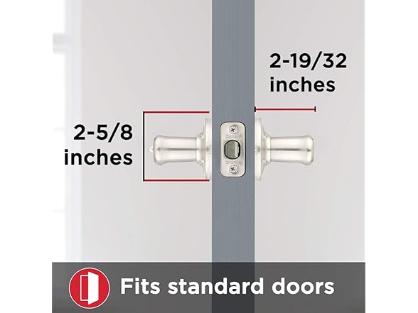 2Pk Or 3Pk Kwikset Privacy Door Handle