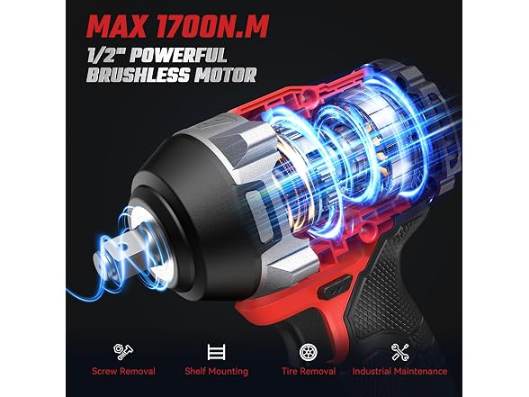 XGOBHC Cordless Impact Wrench