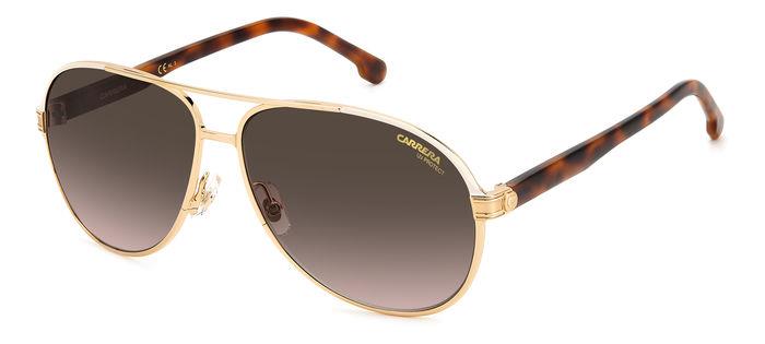 Carrera Unisex 1051/S Sunglasses Gold Black - Gallery 3