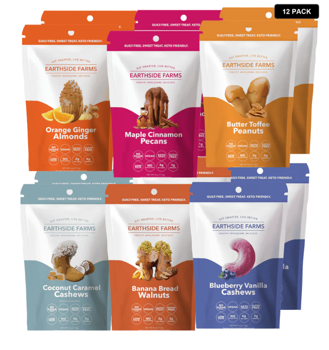 (12 Pack) Candied Nuts Variety Pack: 4oz Bags - Gallery 3