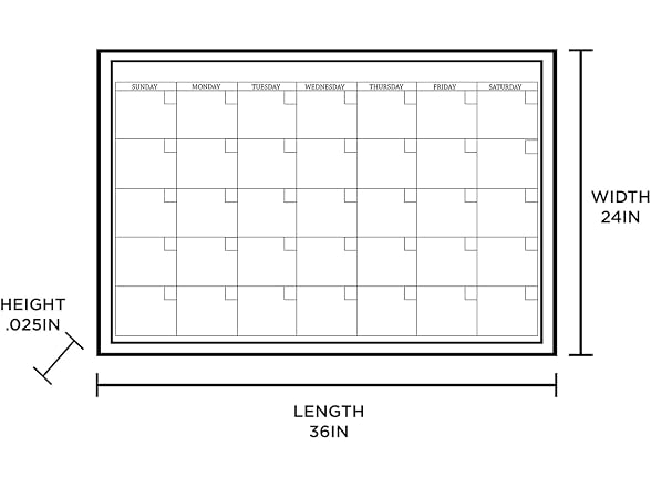 Wallpops WallPops WPE0447 Large Monthly Dry
