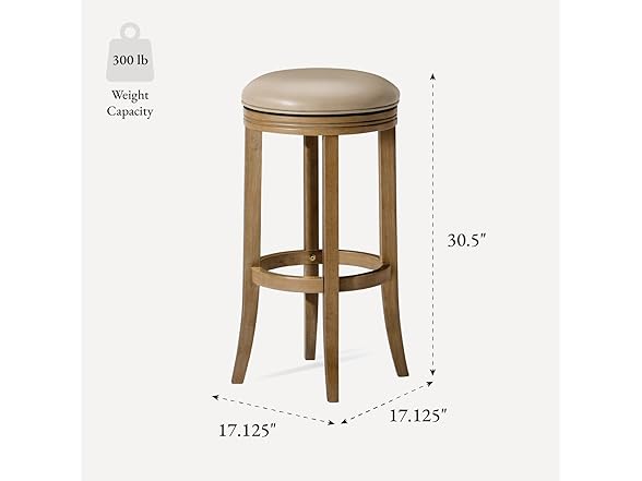 Maven Lane Eva 31" Swivel Bar Stool