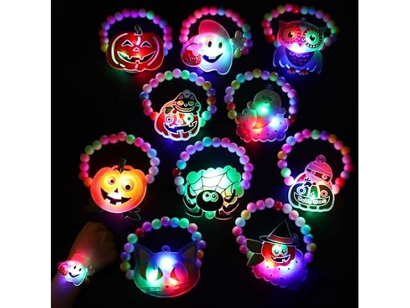 CCINEE 10pcs Halloween Led Bracelets