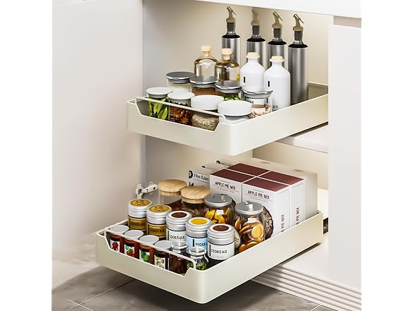 Pull Out Cabinet Organizer Fixed