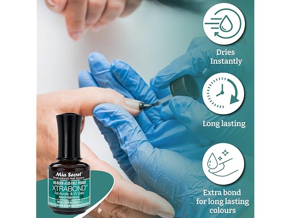 Mia Secret XTRABOND No Burn Acid free Primer 1 2