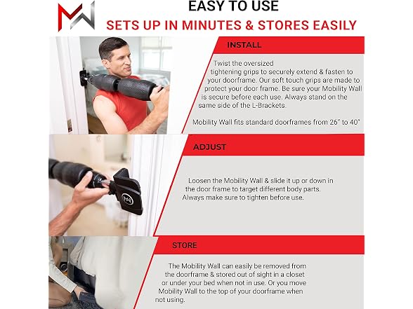 Stand Up Door Mounted Foam Roller