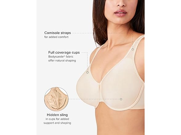 Wacoal Womens Basic Beauty Underwire Bra