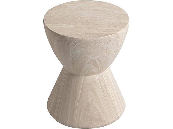 LeisureMod Loft Fiberglass Side Table