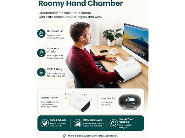 2026 Cordless Hand Massager With Heat