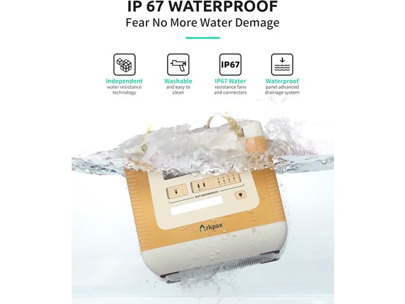 Arkpax IP67 Waterproof Portable Power Station Bundle