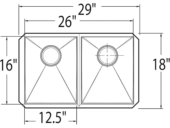 Moen 18-Gauge Stainless Steel Undermount 29"
