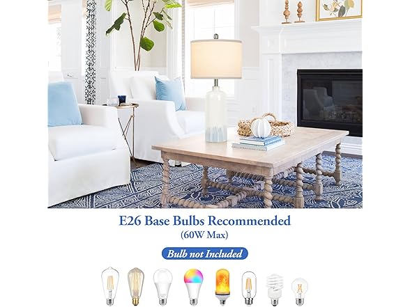 Sucolite 26" Ceramic Table Lamps Set of 2