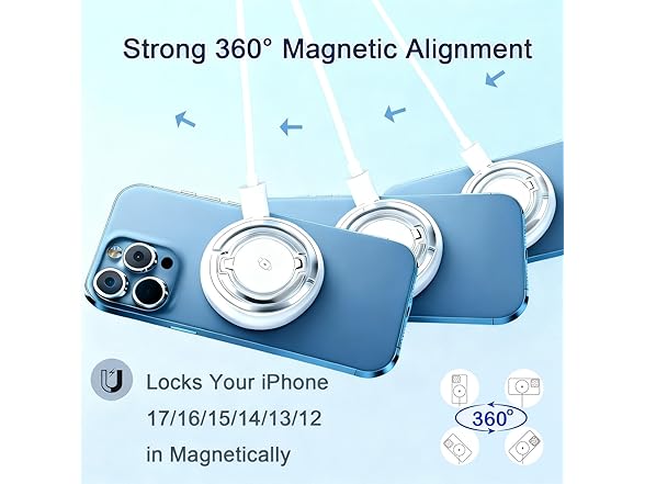 SRIBOO Wireless Charger for MagSafe 35