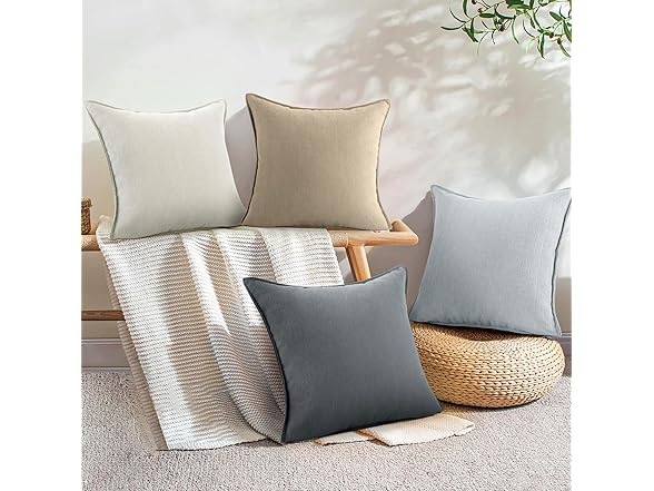 Silkena Throw Pillow Covers